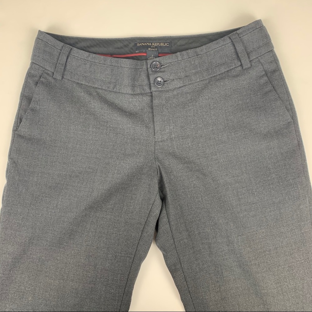 Banana Republic Women’s Gray Ryan Fit Pants - 2